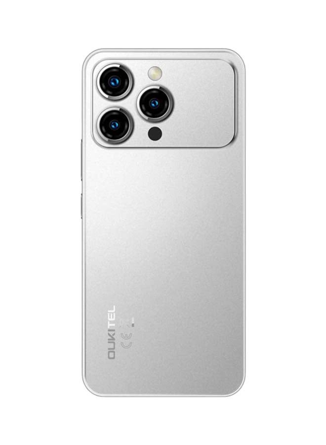 أوكيتل جوال P1 Pro ثنائي الشريحة بذاكرة رام 8+16 جيجابايت وذاكرة داخلية 512 جيجابايت لون فضي يدعم 4G LTE - إصدار الشرق الأوسط - Image 2