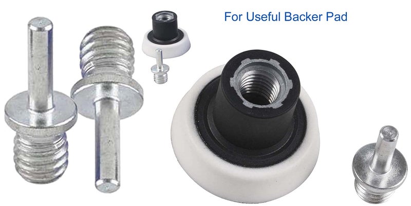 DIY Crafts Only M10/14 Universal Adopter Polishing Waxing Buffing Pads Kit Set Compound Auto Car Polisher + M10/14 Drill Adapter Only M10/14 Universal Adopter (1 Pc, Only M14 Universal Adopter) - Image 5