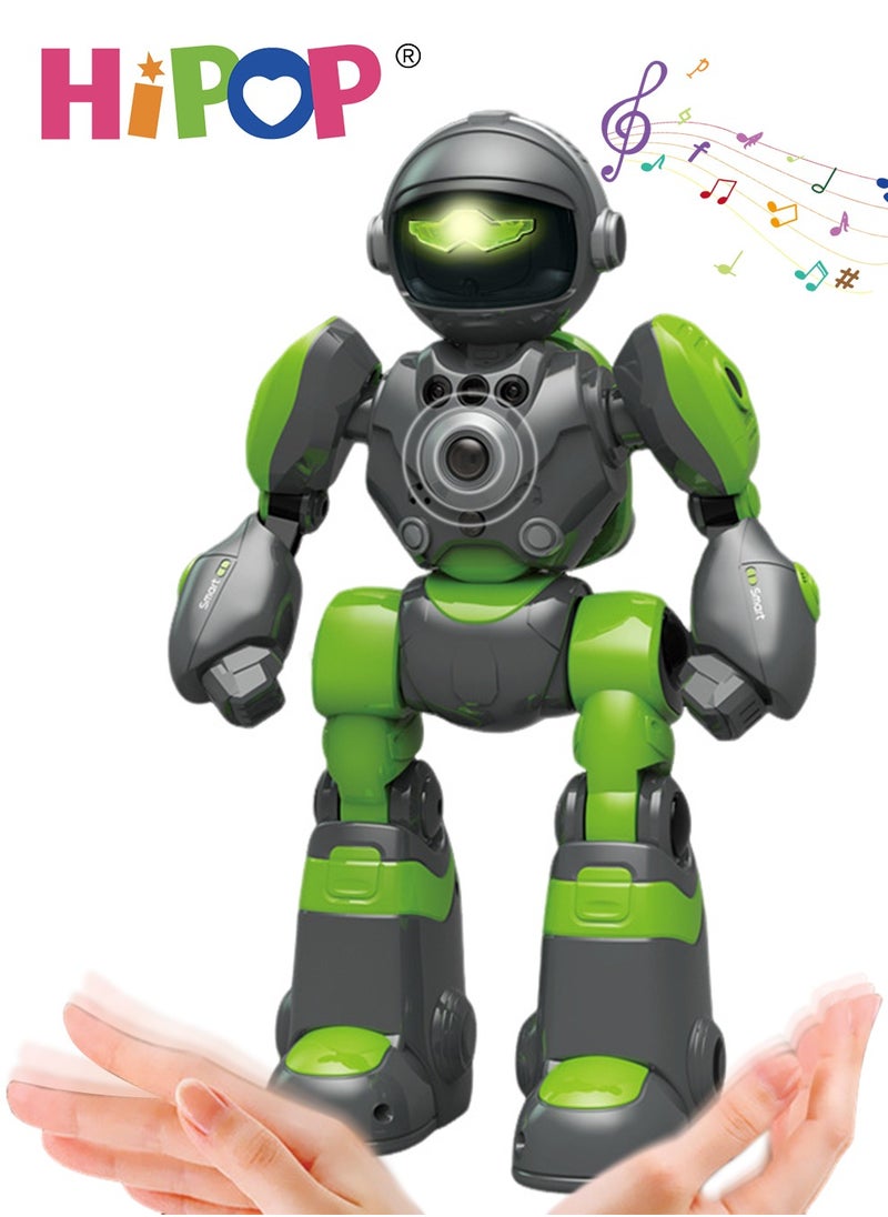 HIPOP RC Robot With Gesture Sensing,Programmable,Singing And Dancing,Children's Educational Interactive Robot Toy As Gift  - Image 1