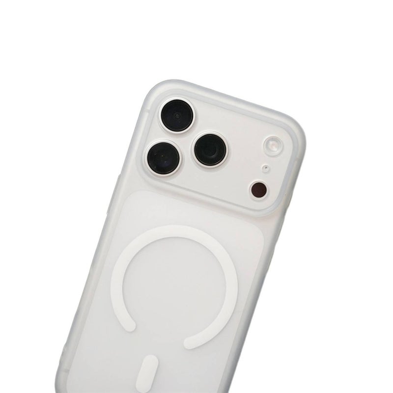 MagSafe iPhone 16 Scratch Resistant TPU for 16 Plus 16 Pro 16 Pro Max and Matte Finish and Ultra Thin in Translucent White - Image 3