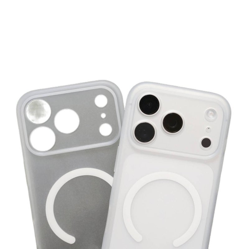 MagSafe iPhone 16 Scratch Resistant TPU for 16 Plus 16 Pro 16 Pro Max and Matte Finish and Ultra Thin in Translucent White - Image 2