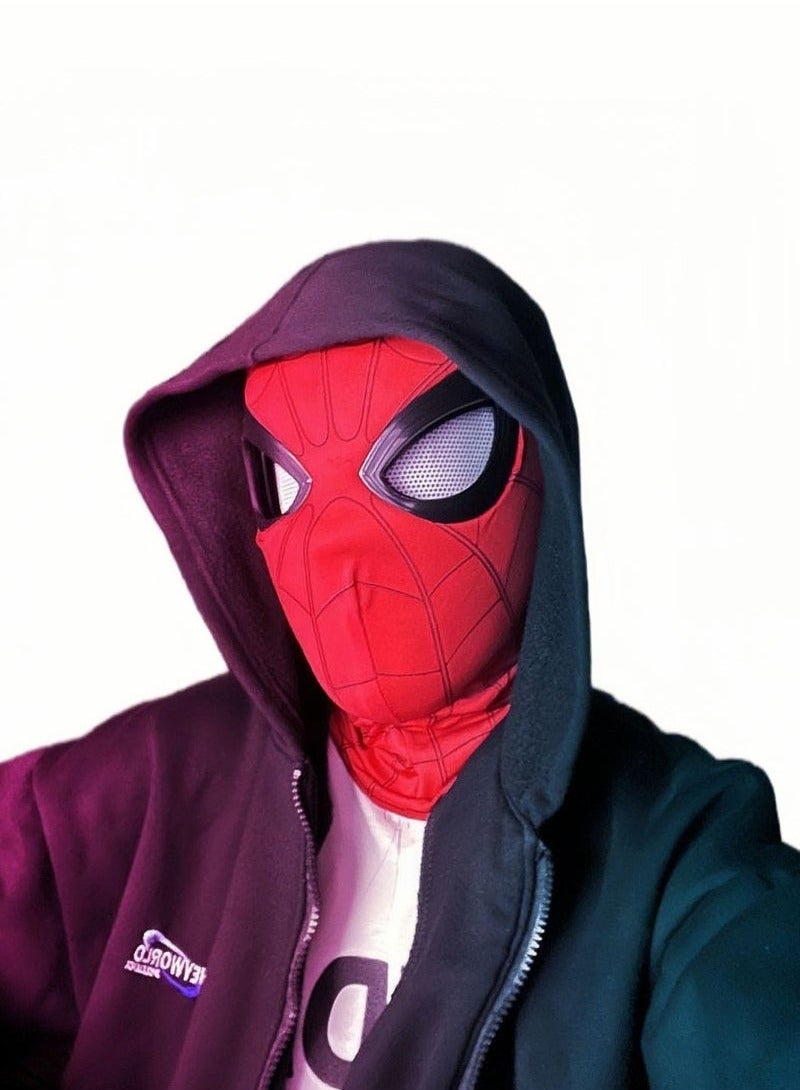 Spider Hero Mask, Controlling Mechanical Blinking, Realistic Spider Superhero Mask Cosplay  - Image 2