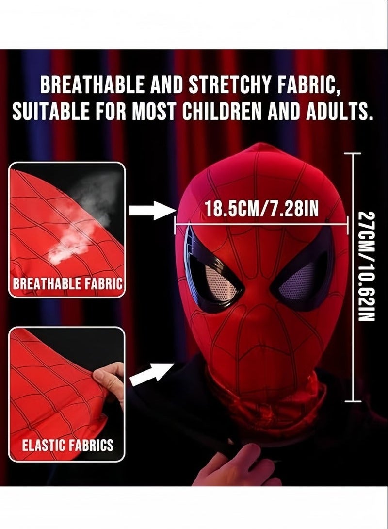 Spider Hero Mask, Controlling Mechanical Blinking, Realistic Spider Superhero Mask Cosplay  - Image 4