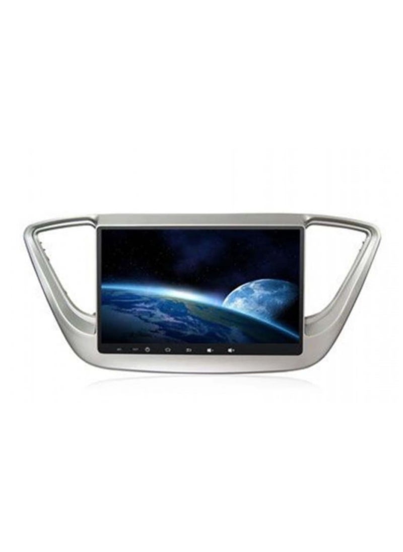 HYUNDAI - 2018-2015 Hyundai ACCENT  Screen This modern, high-tech screen adds comfort and distinction to your driving experience. It allows you to view your trip information clearly and in high definition, and provides an easy way to communicate with the world around you. This screen features superior performance and innovative technology, making it an ideal choice for those looking to enhance their driving experience. - Image 1