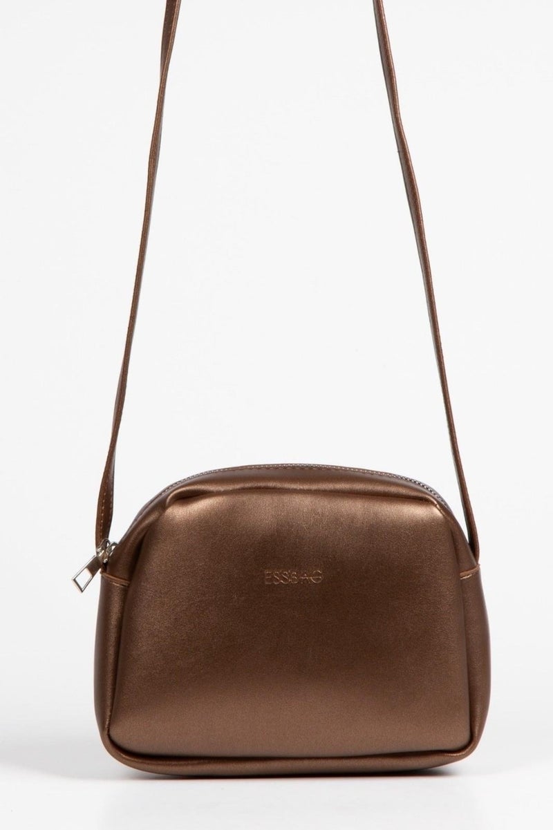 Newish Polo Brown Women's Crossbody Zippered Adjustable Shoulder Bag Handbag and Shoulder Bag newpolo108  - Image 1