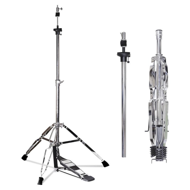 Softline Pro SP HH Double-Braced Hi-Hat Stand with Longboard Swiveling Footplate, Adjustable Precision Screw Dial, and Heavy Double-Braced Tripod (Hi Hat Stand) - Image 1