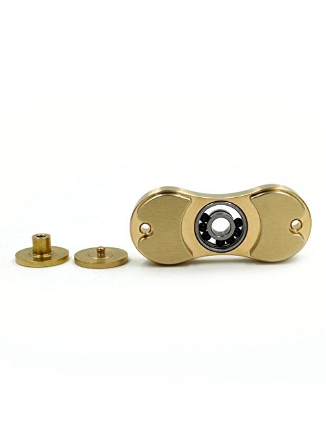 Aluminum Dual Fidget Hand Spinner – Brass & Ceramic Bearing, Long-Lasting Spin - Image 4