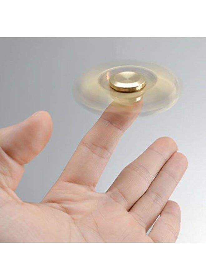 Aluminum Dual Fidget Hand Spinner – Brass & Ceramic Bearing, Long-Lasting Spin - Image 5