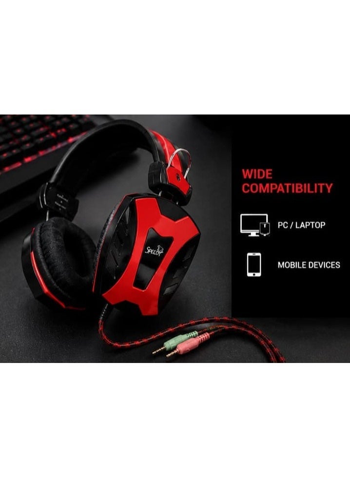 Speedy Wired Gaming Headset with Microphone – 3.5mm Stereo Headphones for PC, Laptop & Mobile - Image 2