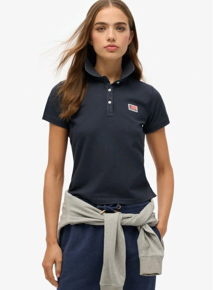 سوبر دراي Athletic Essentials Graphic Polo Shirt