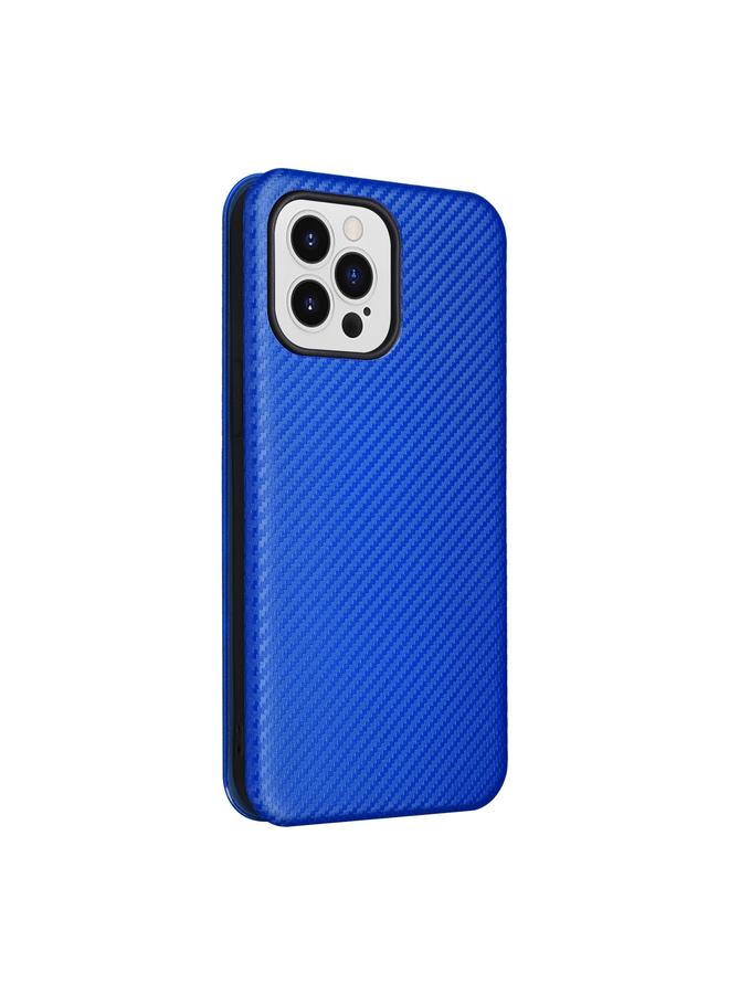 S-TOP Case For iPhone 14 Pro Carbon Fiber Texture Flip Leather Phone Case - Image 3