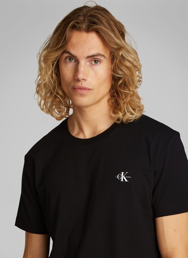 Calvin Klein Jeans Monologo Cotton T-Shirt - Pack  - Image 5