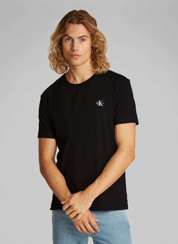 Calvin Klein Jeans Monologo Cotton T-Shirt - Pack  - Image 3