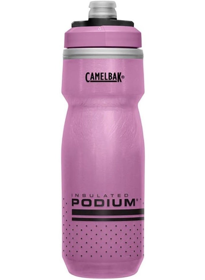 كاميلباك زجاجة مياه دراجة كاملباك بوديوم تشيل معزولة بسعة 21 أونصة، خالية من BPA، مانعة للتسرب، بنفسجي - Image 1