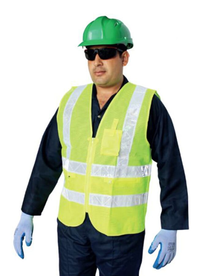Polyester Reflective Safety Vest Jacket Orange Xxx