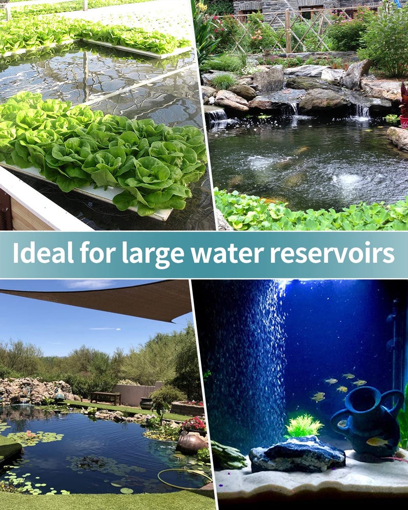 Pawfly Aquarium 8 Inch Air Stone Cylinder for Larger Air Pump Bubble Diffuser Release Tool for Outdoor Pond Garden Circulation System and Large Fish Tanks, 2 Pack - Image 5