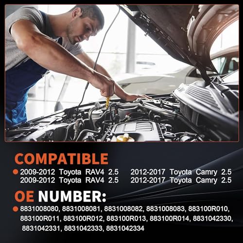 COOLIGO CO 11303C A/C Compressor with Clutch for 2012-2015 Toyota Camry 2.5L 2012-2013 Toyota Camry 3.5L 2009-2012 Toyota RAV4 2.5L - Image 2