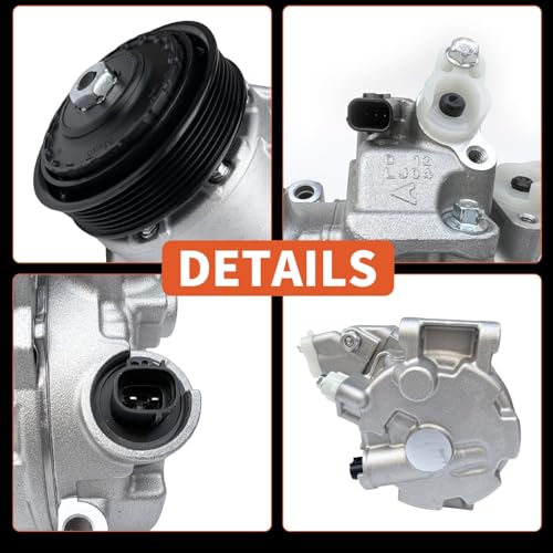 COOLIGO CO 11303C A/C Compressor with Clutch for 2012-2015 Toyota Camry 2.5L 2012-2013 Toyota Camry 3.5L 2009-2012 Toyota RAV4 2.5L - Image 4