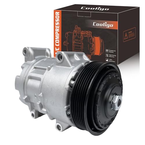 COOLIGO CO 11303C A/C Compressor with Clutch for 2012-2015 Toyota Camry 2.5L 2012-2013 Toyota Camry 3.5L 2009-2012 Toyota RAV4 2.5L - Image 1