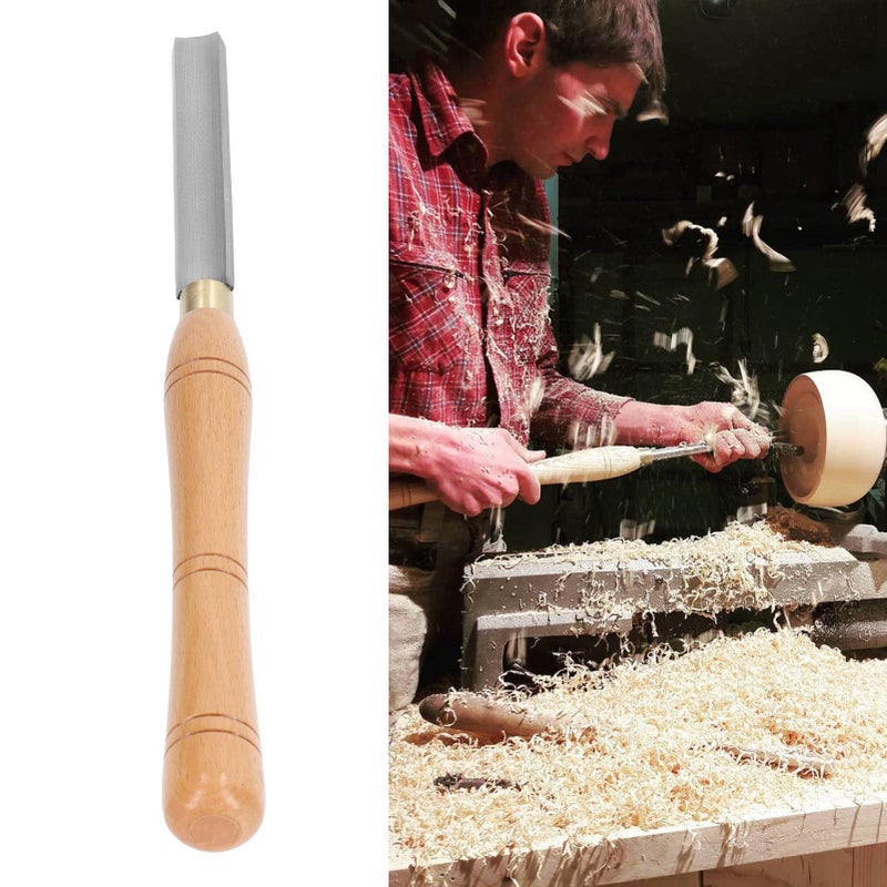 Wood Lathe Chisel Beach Handle HHS Middle Inner Arc Blade Turning Tool for Woodworking - Image 2