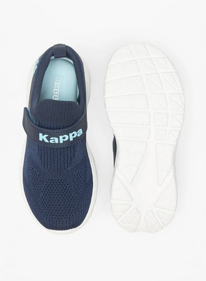 كابا Boys' Mesh Textured Slip-On Walking Shoes with Hook and Loop Closure