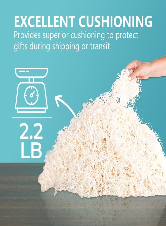 mxxkms 2.2 LB High - Capacity White Crinkle Paper Filler - Premium Shredded Paper for Gift Baskets, Birthdays, Weddings & Christmas - Ample Fill for Packaging & Craft Projects - Image 4
