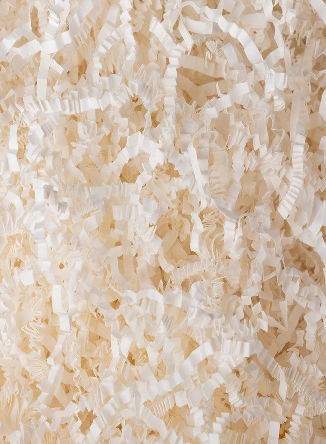 mxxkms 2.2 LB High - Capacity White Crinkle Paper Filler - Premium Shredded Paper for Gift Baskets, Birthdays, Weddings & Christmas - Ample Fill for Packaging & Craft Projects - Image 1