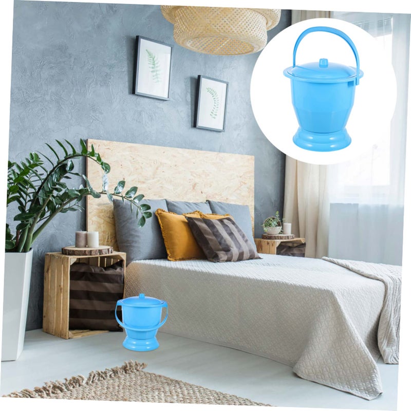 Plastic Bedpan With Non Slip Lid For Adults Pregnant Women Portable Potty Easy To Clean - Image 4