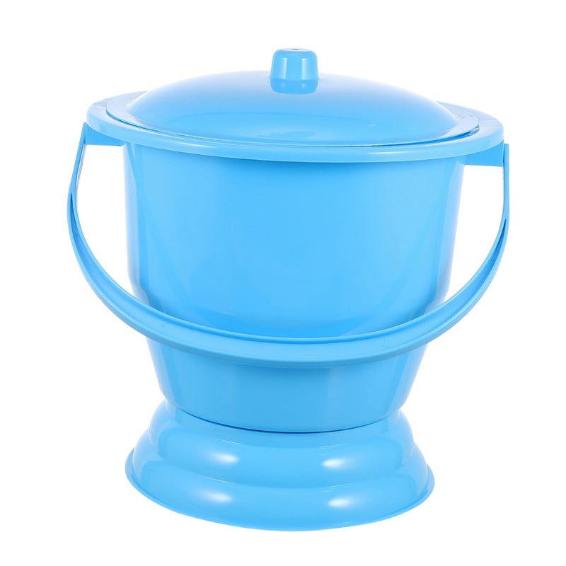 Plastic Bedpan With Non Slip Lid For Adults Pregnant Women Portable Potty Easy To Clean - Image 2
