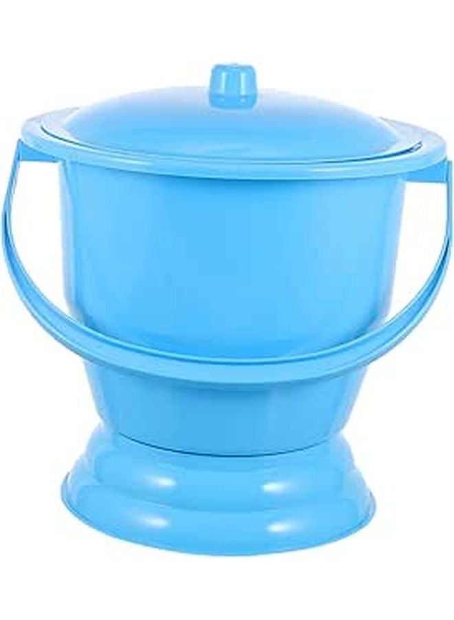 Plastic Bedpan With Non Slip Lid For Adults Pregnant Women Portable Potty Easy To Clean - Image 1