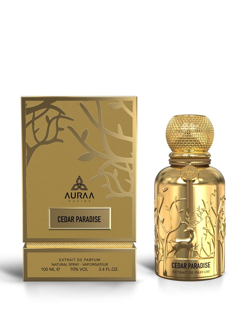Auraa Desire Cedar Paradise Extrait de Parfum 100 ml - Image 2