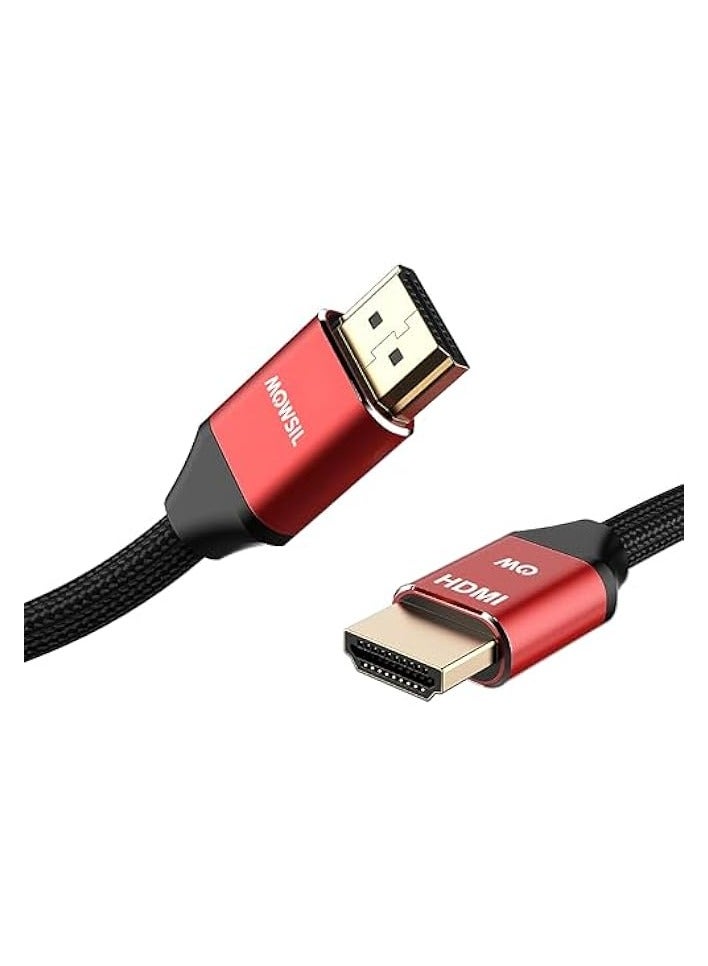 Mowsil 4K HDMI Cable 1.4 15 Mtr, 4K@30Hz HDMI 1.4 High-Speed HDMI to HDMI Video Ultra HD 3D 4K HDMI Braided Compatible with MacBook Pro TV Switch Xbox PS5 PC Laptop - Image 1