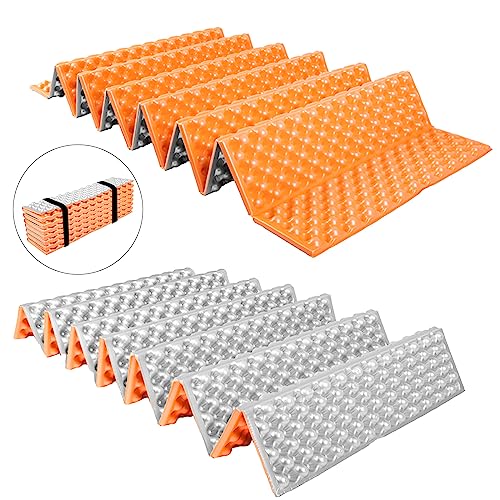 TIYURENER Closed Cell Foam Sleeping Pad,Folding Sleeping Pad Backpacking,Moisture-Proof Foldable Sleeping Pad, Lightweight,Sleeping Mat for Camping Hiking Backpacking Car Camping Mats (Orange) - Image 3