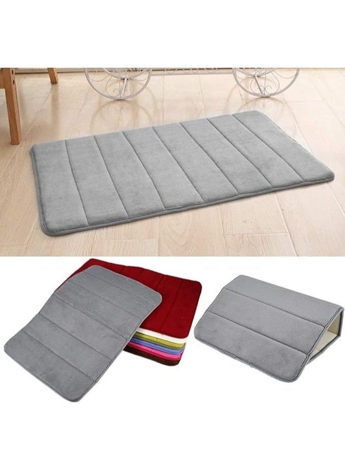 DRAGONS Sophisticated Memory Foam Bathroom Rug - Ultra-Soft Thick Spa Shower Mat - Non-Slip Decorative Floormat for Home Decor - Image 2