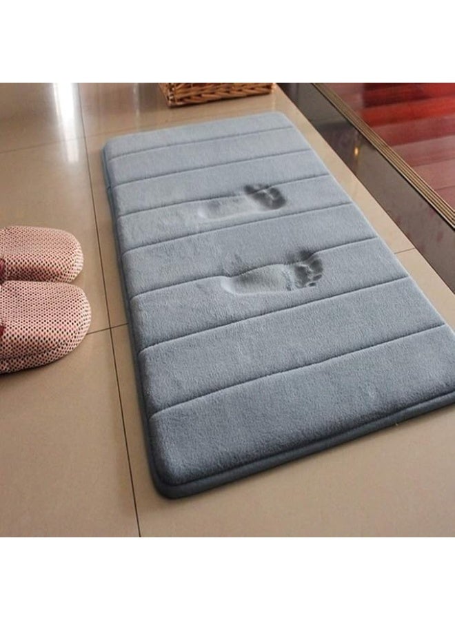 DRAGONS Sophisticated Memory Foam Bathroom Rug - Ultra-Soft Thick Spa Shower Mat - Non-Slip Decorative Floormat for Home Decor - Image 1