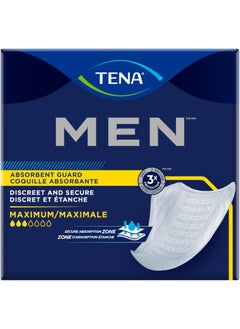 Tena TENA Men Maximum Guard Incontinence Pad for Men, Maximum Absorbency, 20 count 