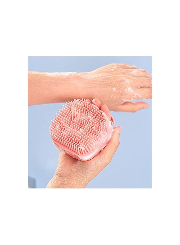 A.M Dog And Cat Brush, Shampoo Applicator Or Dispenser, Soft Silicone Design With Hanging Loop or All Skin Types - Image 2