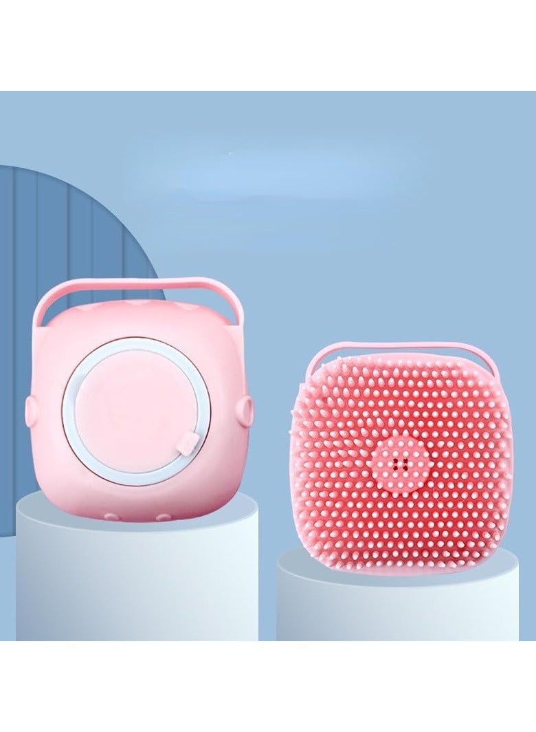 A.M Dog And Cat Brush, Shampoo Applicator Or Dispenser, Soft Silicone Design With Hanging Loop or All Skin Types - Image 4