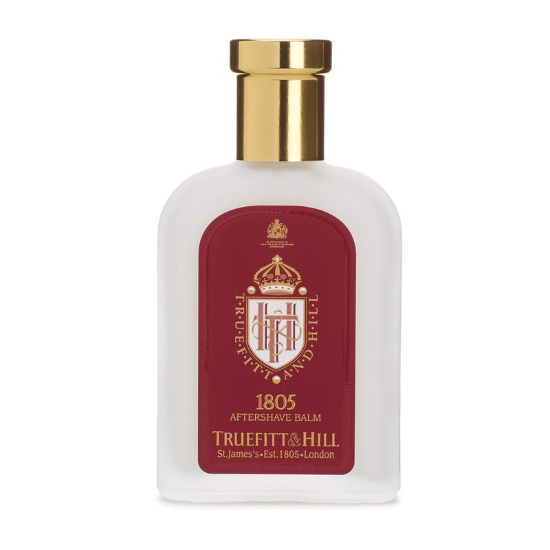 Truefitt & Hill Luxury Aftershave Balm - 1805 - Premium Soothing Moisturizer with Aloe Vera Extract - Ideal for Sensitive Skin, Razor Burn Relief, and a Silky Smooth Finish - 3.38 oz. - Image 2