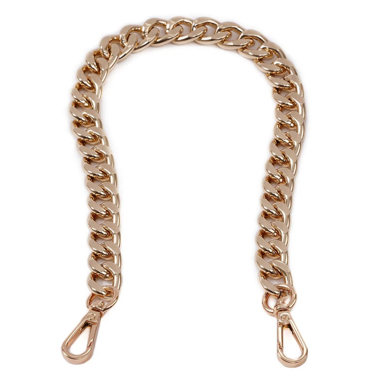Xiazw Medium Size Fabulous Metal Shoulder Crossbody Purse Strap Replacement Bag Chain Accessories (18â€˜â€™, Gold) - Image 1