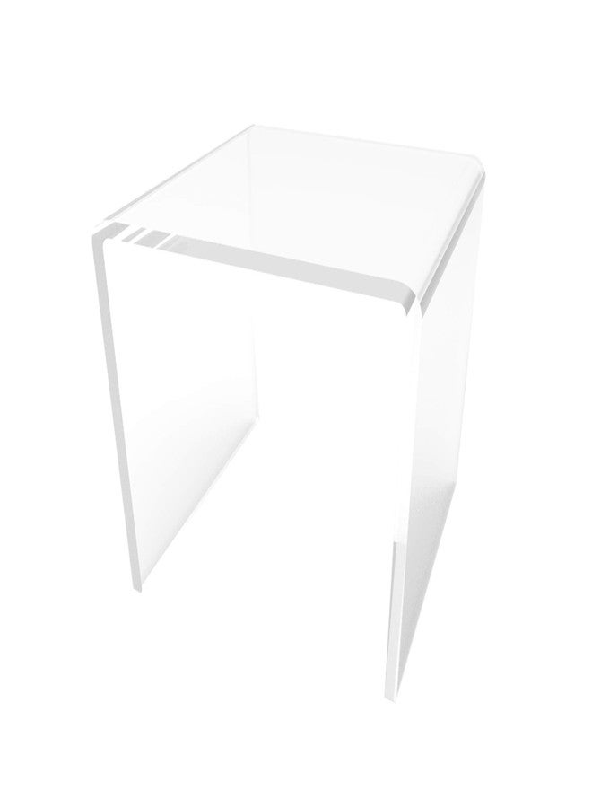 FixtureDisplays® One Riser Combo 3" Cube 3-Sided Clear Plexiglass Pedestal Lucite Acrylic Display Risers Jewelry Showcase Fixtures - 1/8" Thick 16905-3INCH-CLEAR-NEW-NPF - Image 2
