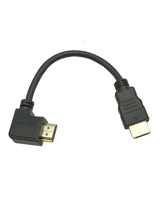 MMNNE 8K Hdmi 2.1 Cable Right Angled 2Pack 8Inch Short 90 Degree 8K Hdmi Cable 2.1 Hdmi Male To Male Right Angle 48Gpbs8K@60Hz 4K@120Hz 144Hz Earc Hdr10 4:4:4 Hdcp 2.2  - Image 3