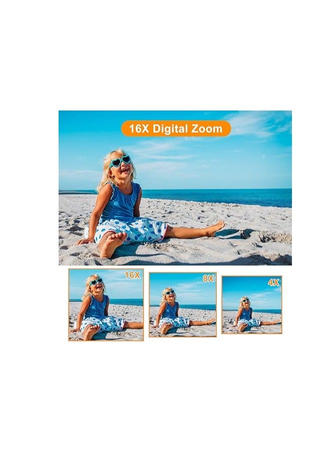 4K Digital Camera for Photography, Autofocus with Viewfinder 16X Anti-Shake Video Vlogging YouTube Compact Point and Shoot Cameras 32GB SD Card - Image 4