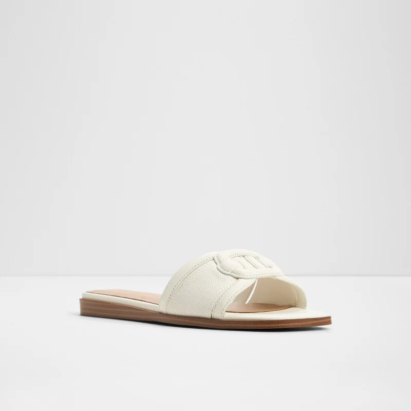 ALDO  LIAUDIN Monogram Patterned Flat Sandals for Women | Best Price UAE