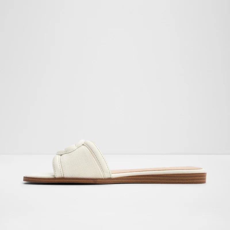 ALDO  LIAUDIN Monogram Patterned Flat Sandals for Women | Best Price UAE