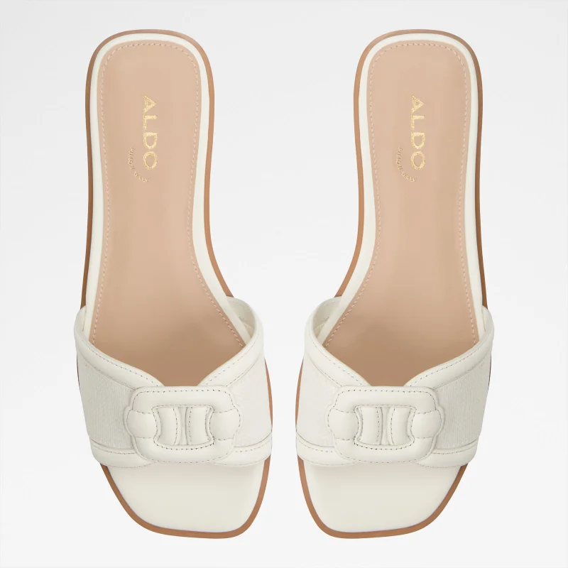 ALDO  LIAUDIN Monogram Patterned Flat Sandals for Women | Best Price UAE