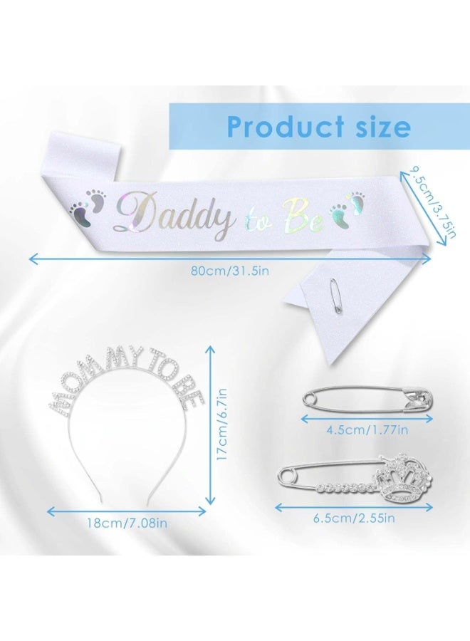 Furtey Mommy To Be Decoration Set with Headband and Sash - Image 4