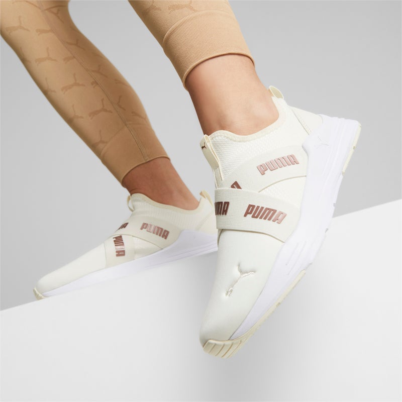 بوما حذاء رياضي Wired Run بدون رباط بلون ميتاليك للنساء - Image 3