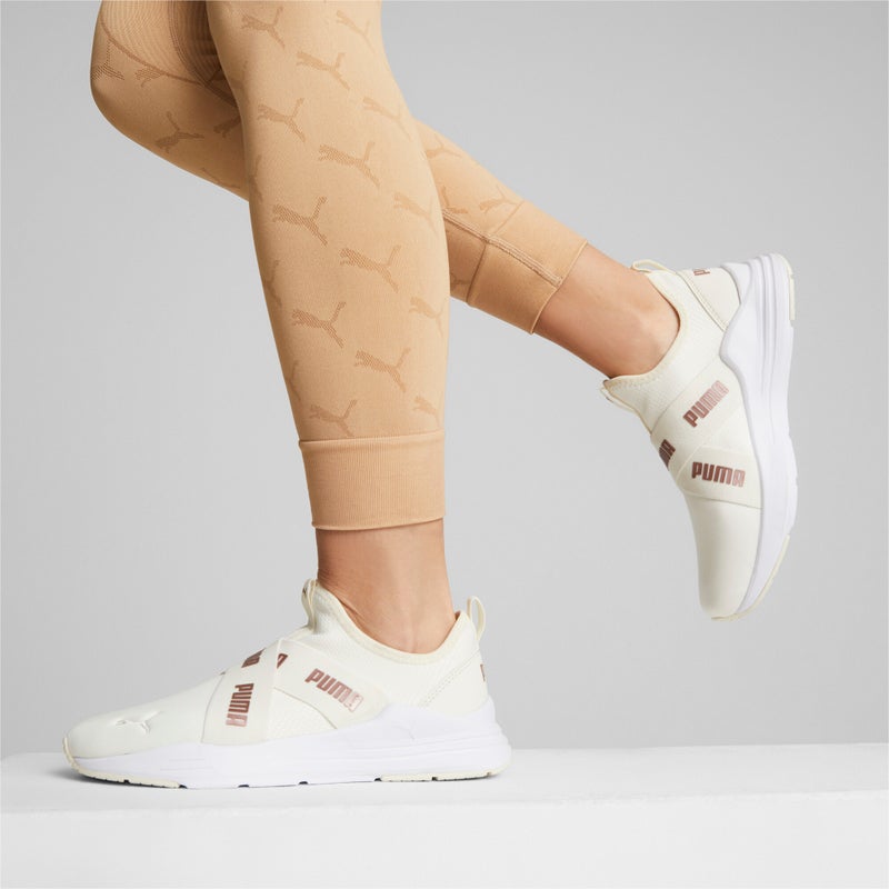 بوما حذاء رياضي Wired Run بدون رباط بلون ميتاليك للنساء - Image 2