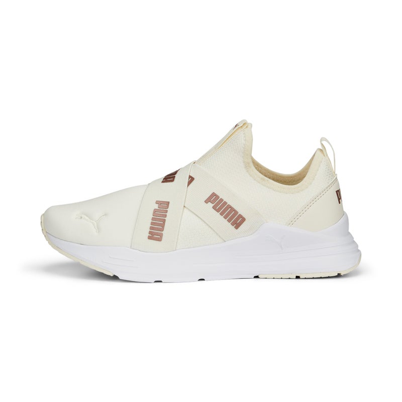 بوما حذاء رياضي Wired Run بدون رباط بلون ميتاليك للنساء - Image 1